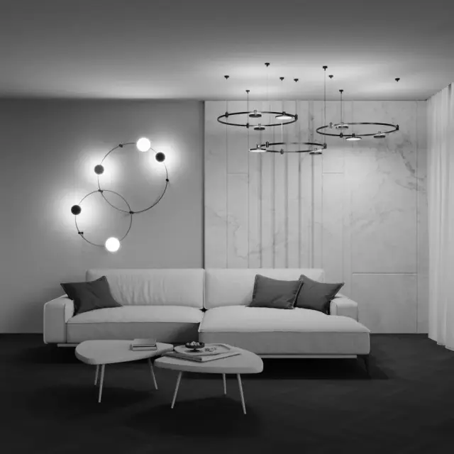 Трековый светильник Maytoni PLATO — магнитные, черный, ракурс 5