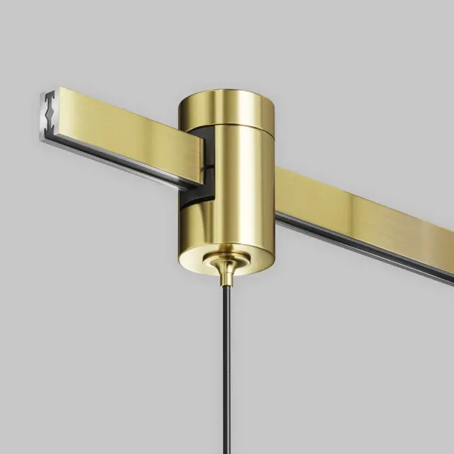 Трековый светильник Maytoni FOCUS LED — магнитные, латунь, ракурс 7