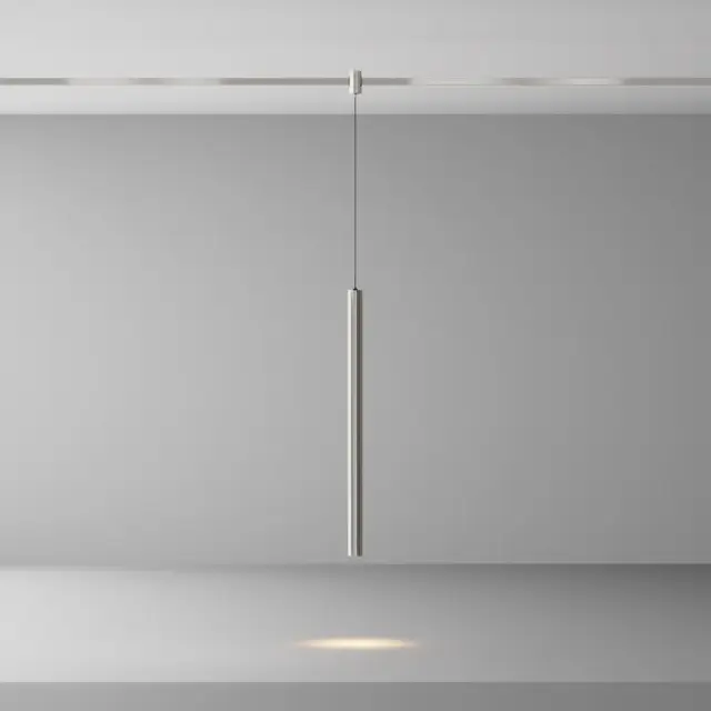 Трековый светильник Maytoni FOCUS LED — магнитные, никель, ракурс 4