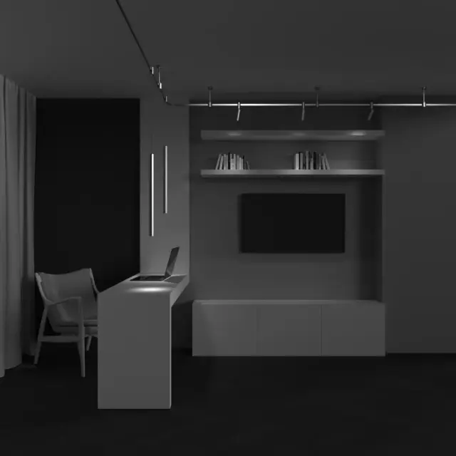 Трековый светильник Maytoni FOCUS LED — магнитные, никель, ракурс 6