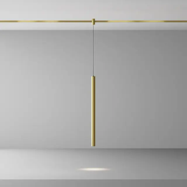 Трековый светильник Maytoni FOCUS LED — магнитные, латунь, ракурс 4