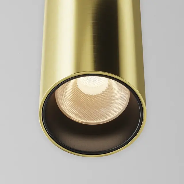 Трековый светильник Maytoni FOCUS LED — магнитные, латунь, ракурс 2