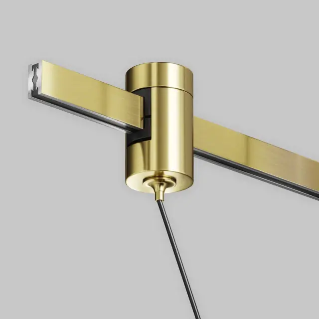 Трековый светильник Maytoni FOCUS LED — магнитные, латунь, ракурс 7