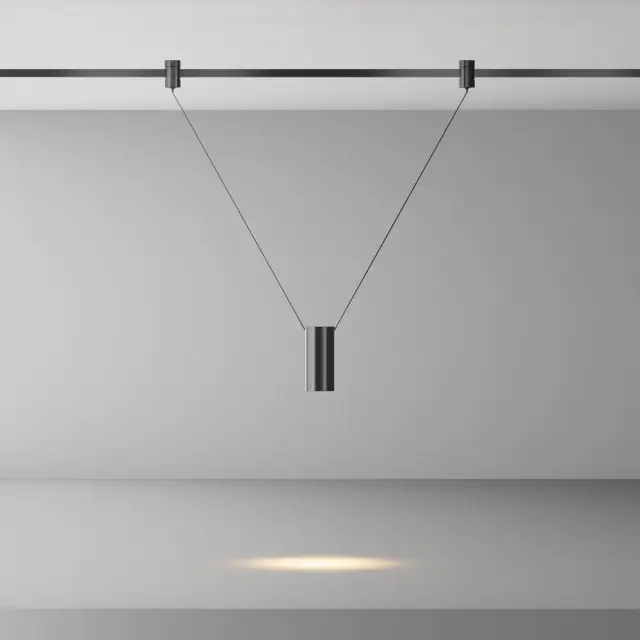 Трековый светильник Maytoni FOCUS LED — магнитные, черный, ракурс 4