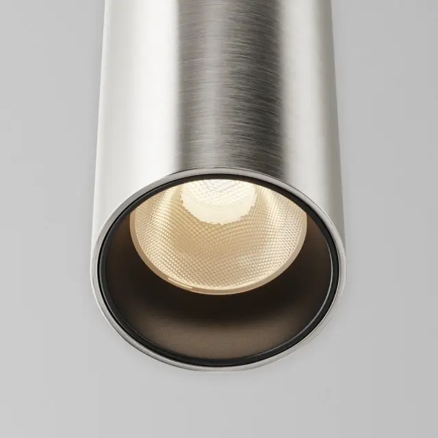Трековый светильник Maytoni FOCUS LED — магнитные, никель, ракурс 2