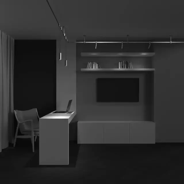 Трековый светильник Maytoni FOCUS LED — магнитные, никель, ракурс 6