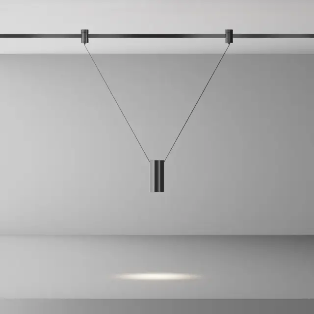 Трековый светильник Maytoni FOCUS LED — магнитные, черный, ракурс 4
