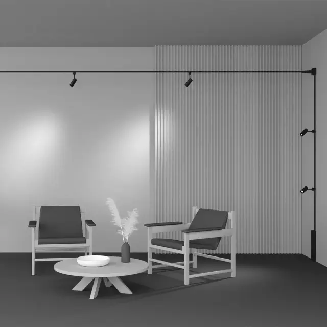 Трековый светильник Maytoni FOCUS LED — магнитные, черный, ракурс 7