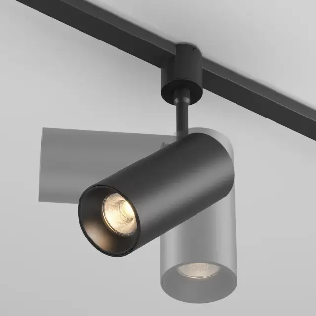 Трековый светильник Maytoni FOCUS LED — магнитные, черный, ракурс 3