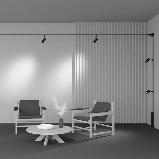 Трековый светильник Maytoni FOCUS LED — магнитные, черный, ракурс 7
