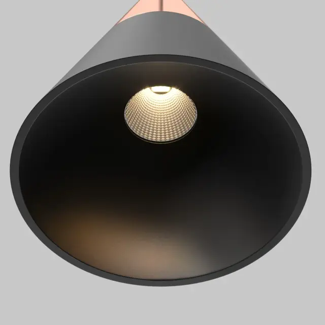 Трековый светильник Maytoni CONO — магнитные, черный, ракурс 3