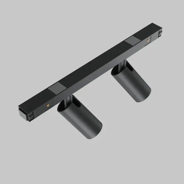 Трековый светильник Maytoni FOCUS DUO — магнитные, черный, ракурс 4