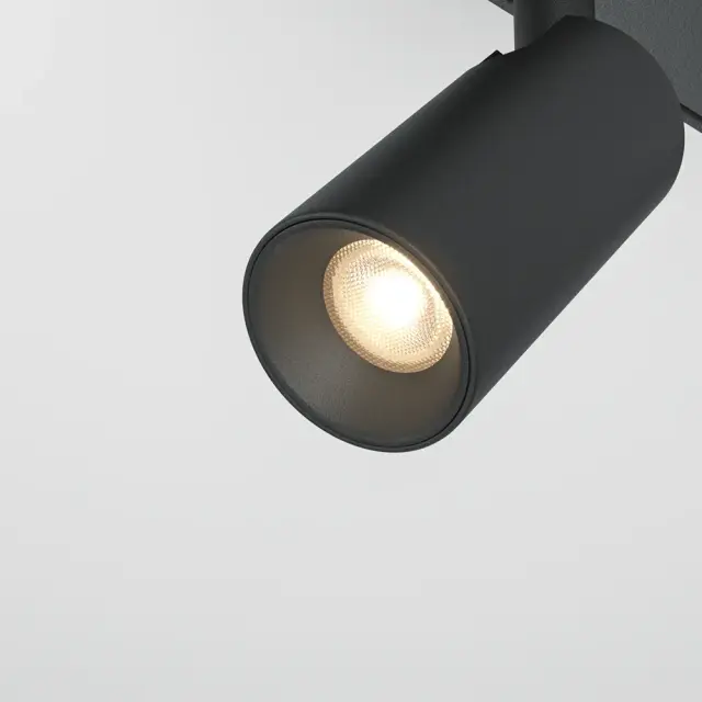 Трековый светильник Maytoni FOCUS LED — магнитные, черный, ракурс 3