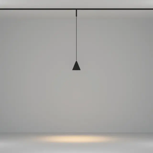 Трековый светильник Maytoni CONO — магнитные, черный, ракурс 3