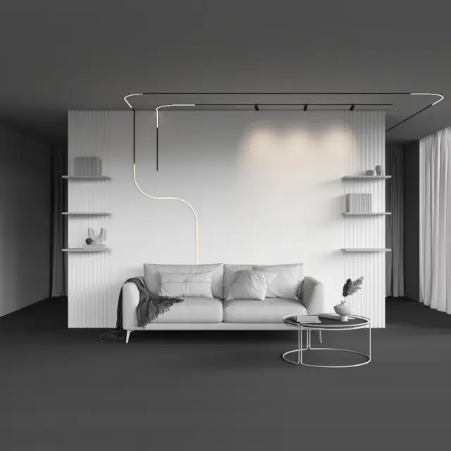 Трековый светильник Maytoni FLEX — магнитные, белый, ракурс 5