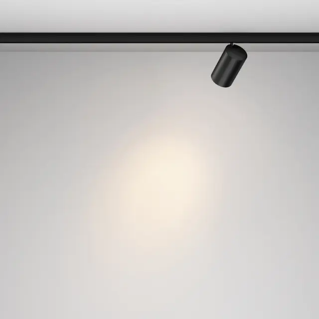 Трековый светильник Maytoni FOCUS LED — магнитные, черный, ракурс 4