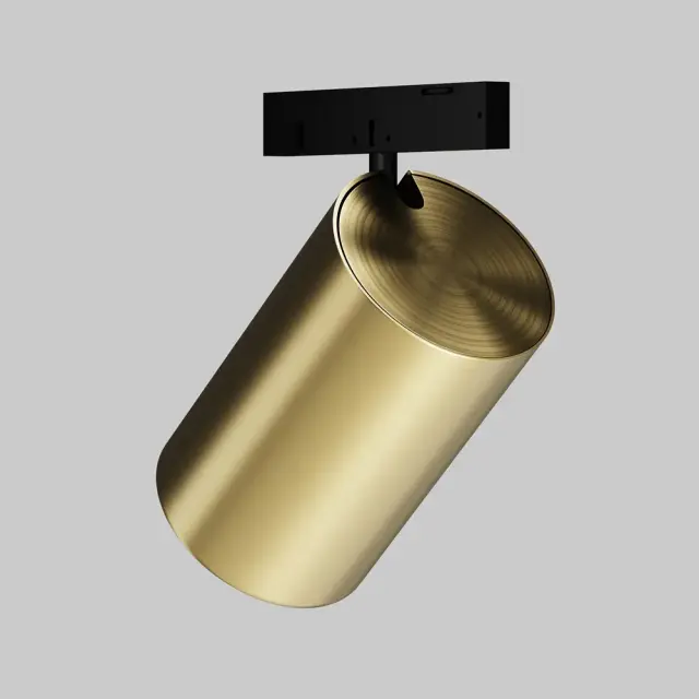 Трековый светильник Maytoni FOCUS LED — магнитные, бронза, ракурс 3