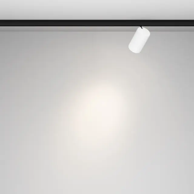 Трековый светильник Maytoni FOCUS LED — магнитные, белый, ракурс 4