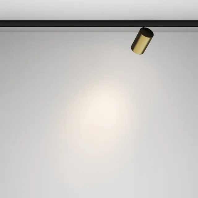 Трековый светильник Maytoni FOCUS LED — магнитные, бронза, ракурс 4