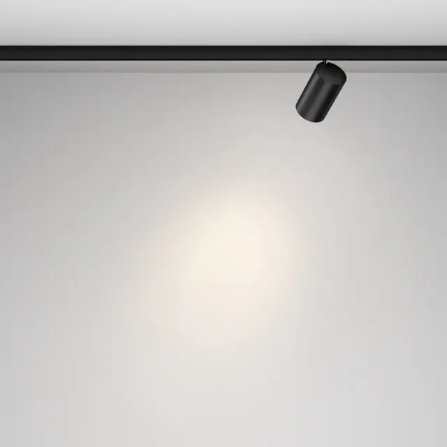 Трековый светильник Maytoni FOCUS LED — магнитные, черный, ракурс 4