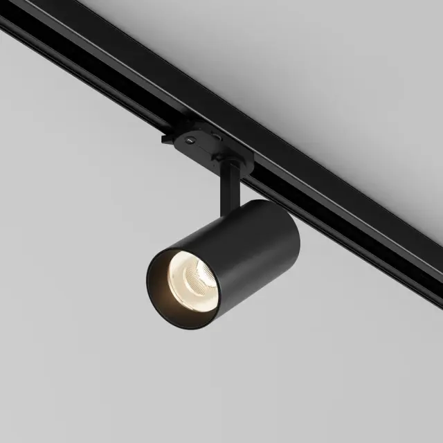 Трековый светильник Maytoni FOCUS LED — трехфазные, черный