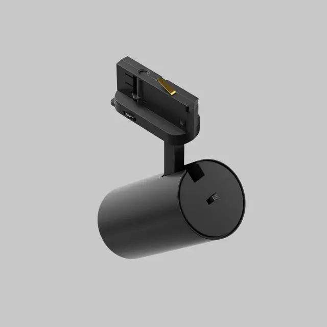 Трековый светильник Maytoni FOCUS LED — трехфазные, черный, ракурс 4