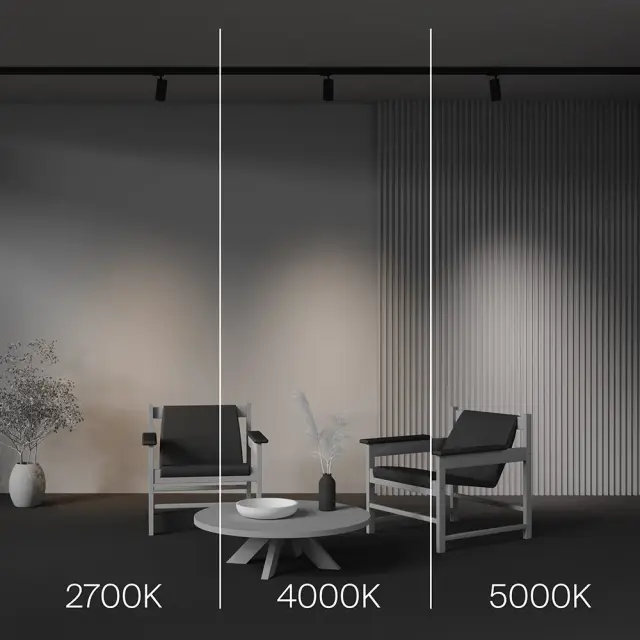 Трековый светильник Maytoni FOCUS LED — трехфазные, черный, ракурс 6