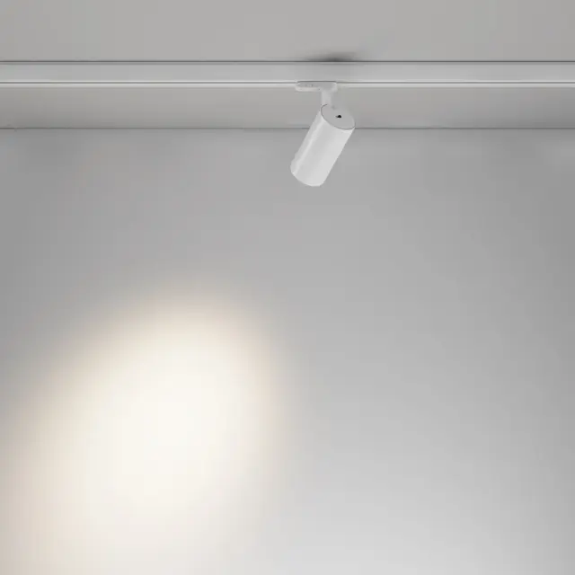 Трековый светильник Maytoni FOCUS LED — трехфазные, белый, ракурс 5