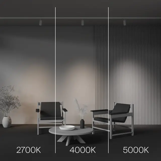 Трековый светильник Maytoni FOCUS LED — трехфазные, белый, ракурс 6