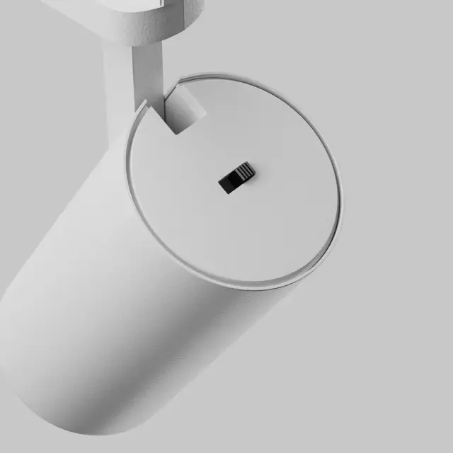 Трековый светильник Maytoni FOCUS LED — трехфазные, белый, ракурс 9