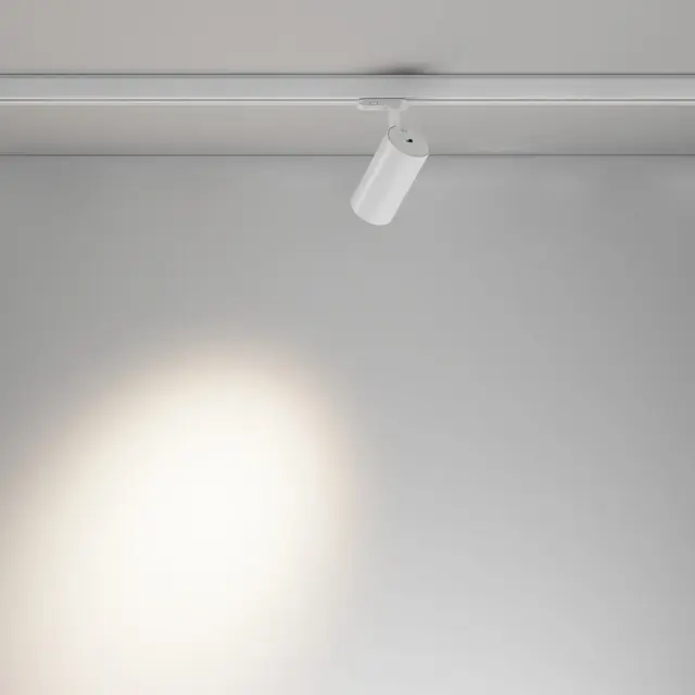 Трековый светильник Maytoni FOCUS LED — трехфазные, белый, ракурс 5