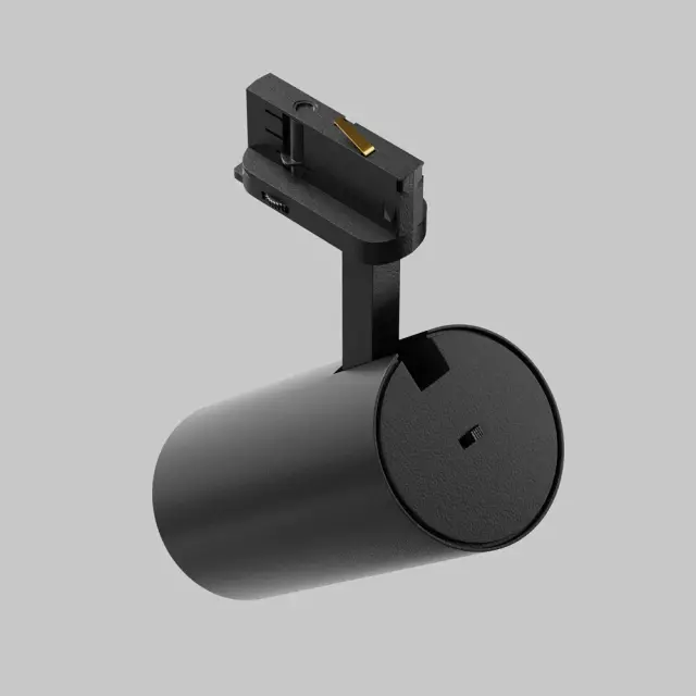 Трековый светильник Maytoni FOCUS LED — трехфазные, черный, ракурс 4