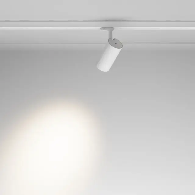 Трековый светильник Maytoni FOCUS LED — трехфазные, белый, ракурс 5