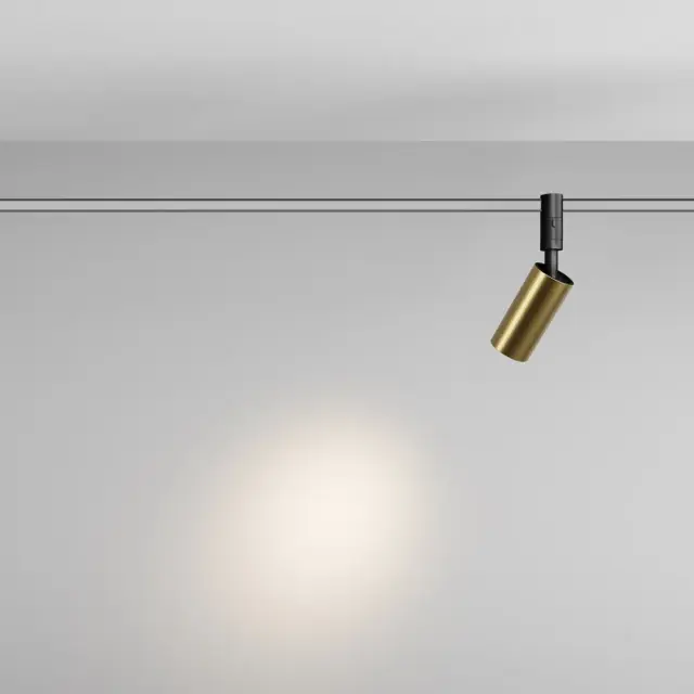 Трековый светильник Maytoni FOCUS LED — магнитные, бронза, ракурс 5