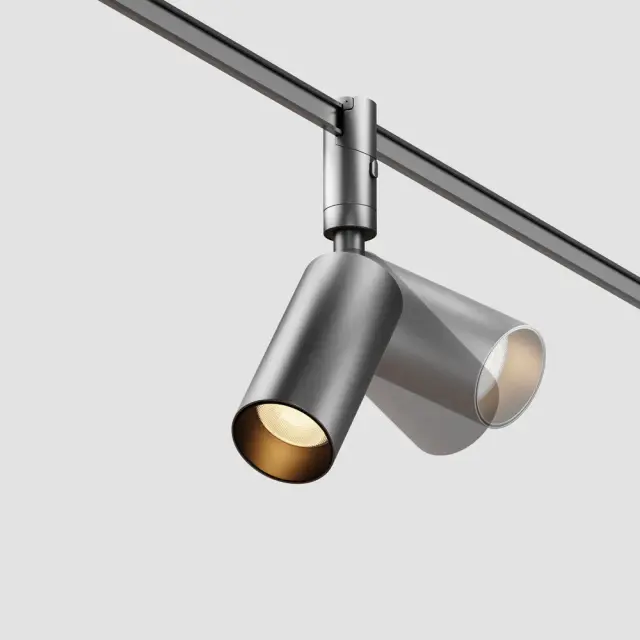 Трековый светильник Maytoni FOCUS LED — магнитные, черный, ракурс 2