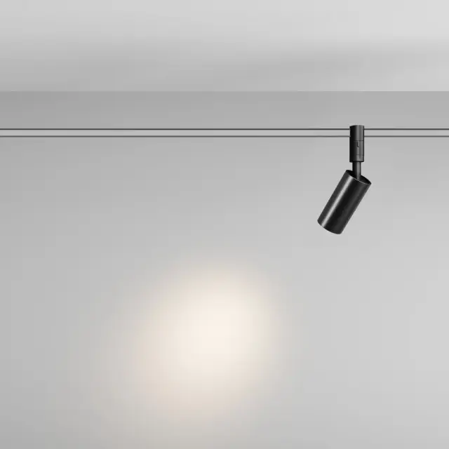 Трековый светильник Maytoni FOCUS LED — магнитные, черный, ракурс 5