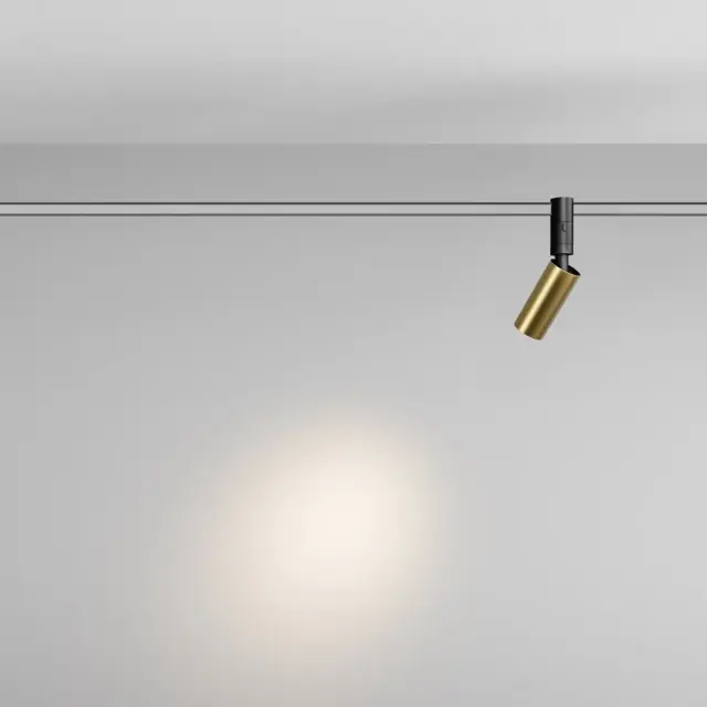 Трековый светильник Maytoni FOCUS LED — магнитные, бронза, ракурс 5