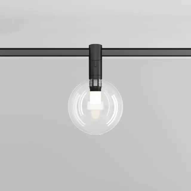 Трековый светильник Maytoni BUBBLE — магнитные, прозрачный, ракурс 3