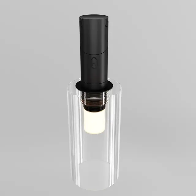 Трековый светильник Maytoni MAGNUM — магнитные, прозрачный, ракурс 6
