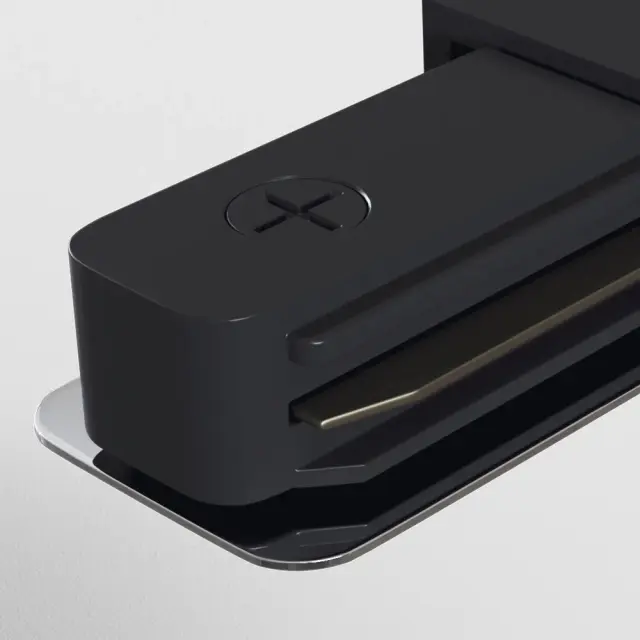 Ввод питания Maytoni ACCESSORIES FOR TRACKS — однофазные, черный, ракурс 2