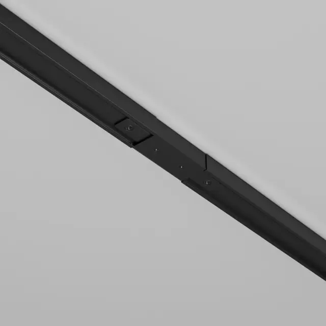 Коннектор Maytoni ACCESSORIES FOR TRACKS UNITY — однофазные, черный, ракурс 4