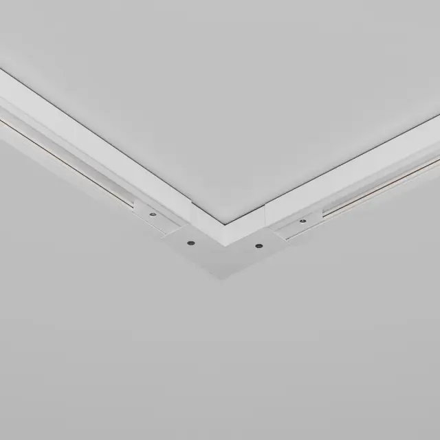Коннектор Maytoni ACCESSORIES FOR TRACKS UNITY — однофазные, белый, ракурс 3