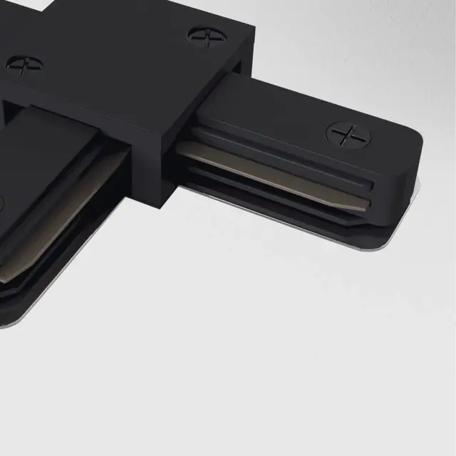 Ввод питания Maytoni ACCESSORIES FOR TRACKS — однофазные, черный, ракурс 2