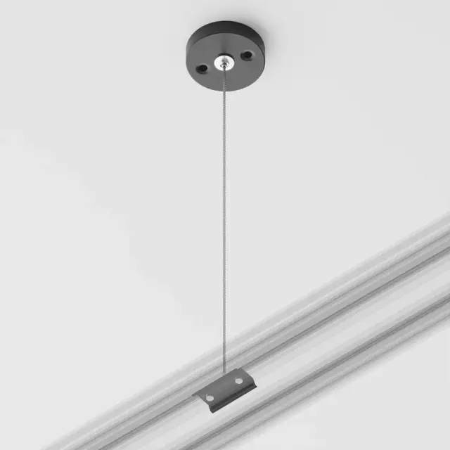 Крепёж Maytoni ACCESSORIES FOR TRACKS — однофазные, черный, ракурс 5