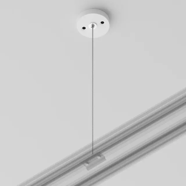 Крепёж Maytoni ACCESSORIES FOR TRACKS — однофазные, белый, ракурс 5