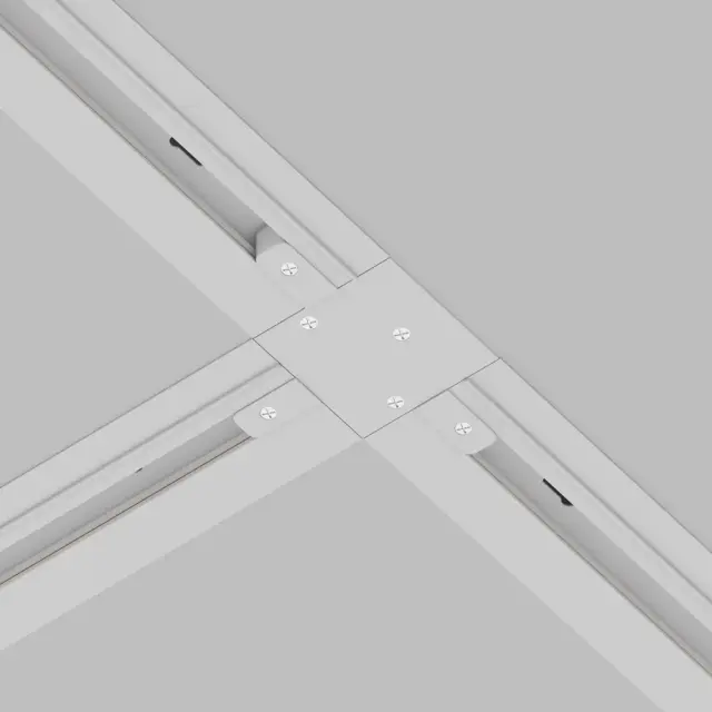 Коннектор Maytoni TRACK — однофазные, белый, ракурс 4