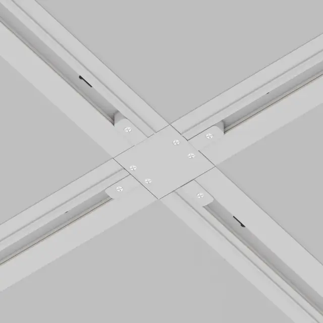 Коннектор Maytoni TRACK — однофазные, белый, ракурс 4