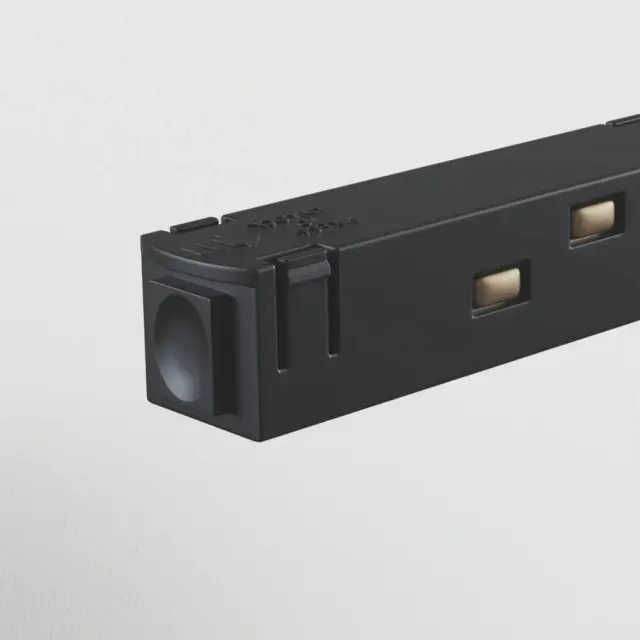 Ввод питания Maytoni ACCESSORIES FOR TRACKS — магнитные, черный, ракурс 2