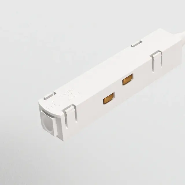 Ввод питания Maytoni MAGNETIC TRACK SYSTEM — магнитные, белый, ракурс 2