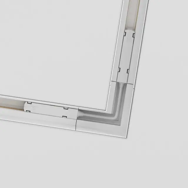 Коннектор Maytoni MAGNETIC TRACK SYSTEM — магнитные, белый, ракурс 3